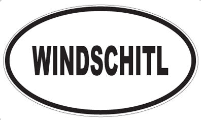 WINDSCHITL - Oval Sticker