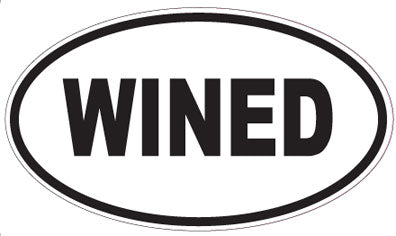 WINED - Oval Magnet