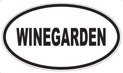 WINEGARDEN - Oval Sticker