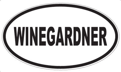 WINEGARDNER - Oval Sticker
