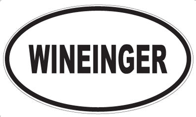 WINEINGER - Oval Sticker
