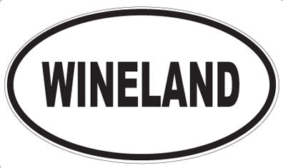 WINELAND - Oval Sticker