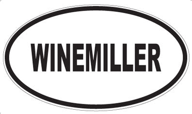 WINEMILLER - Oval Sticker