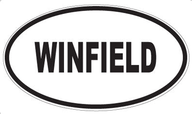 WINFIELD - Oval Sticker