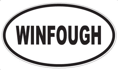 WINFOUGH - Oval Sticker