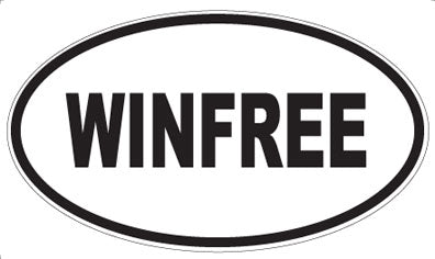 WINFREE - Oval Sticker