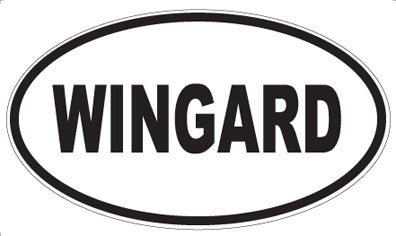 WINGARD - Oval Sticker