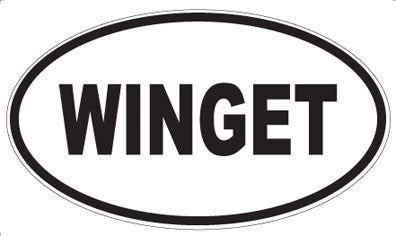 WINGET - Oval Sticker