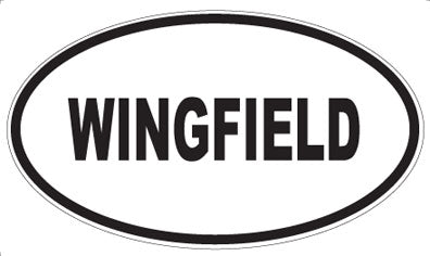 WINGFIELD - Oval Sticker