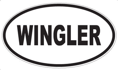 WINGLER - Oval Sticker