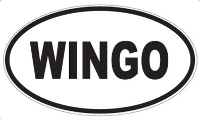 WINGO - Oval Sticker