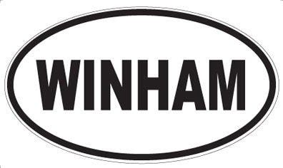 WINHAM - Oval Sticker