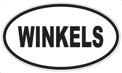 WINKELS - Oval Sticker