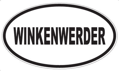 WINKENWERDER - Oval Sticker