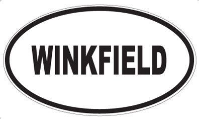 WINKFIELD - Oval Sticker