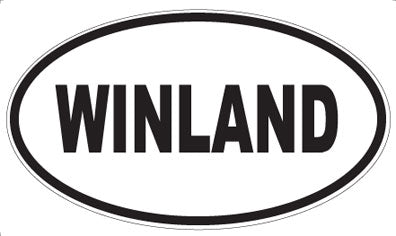 WINLAND - Oval Sticker