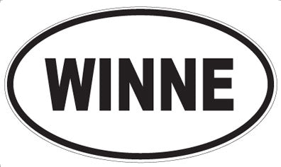 WINNE - Oval Sticker