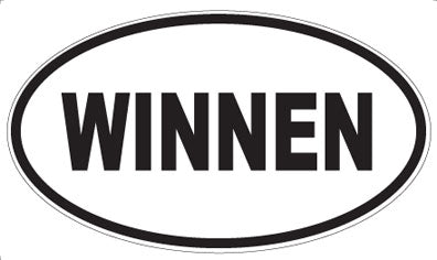 WINNEN - Oval Magnet