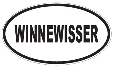 WINNEWISSER - Oval Sticker