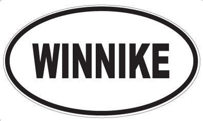 WINNIKE - Oval Sticker