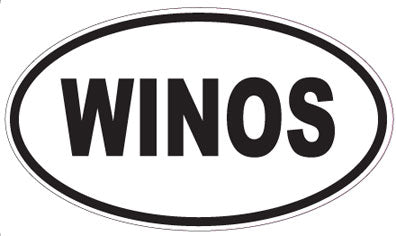 WINOS - Oval Sticker