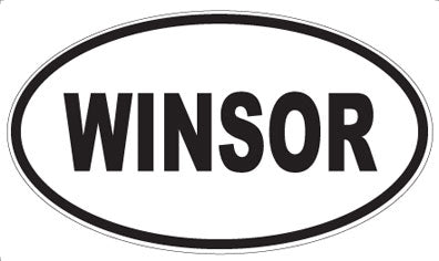 WINSOR - Oval Sticker