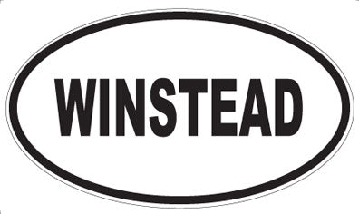 WINSTEAD - Oval Sticker