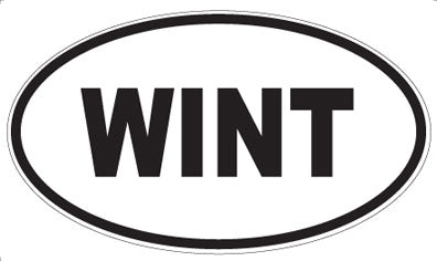 WINT - Oval Sticker