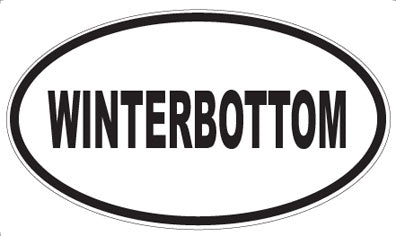 WINTERBOTTOM - Oval Sticker