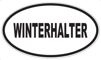 WINTERHALTER - Oval Sticker