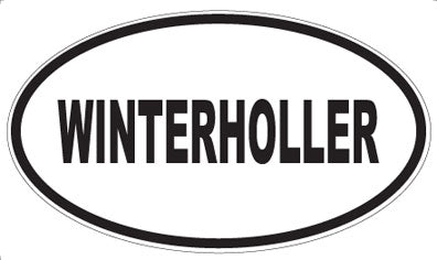 WINTERHOLLER - Oval Sticker