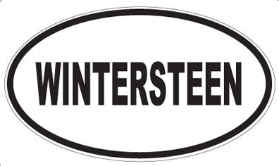 WINTERSTEEN - Oval Sticker