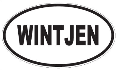 WINTJEN - Oval Sticker