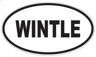 WINTLE - Oval Magnet