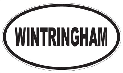WINTRINGHAM - Oval Sticker