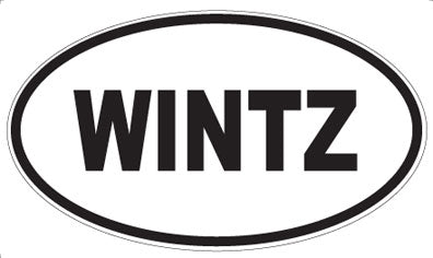 WINTZ - Oval Sticker