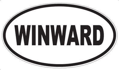WINWARD - Oval Sticker