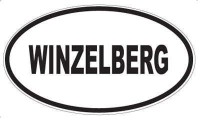 WINZELBERG - Oval Sticker