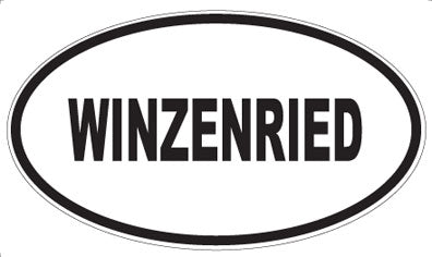 WINZENRIED - Oval Sticker