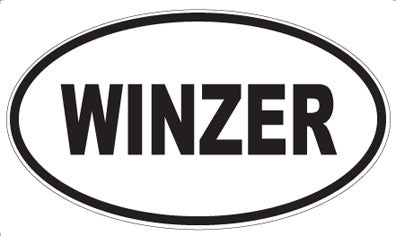 WINZER - Oval Sticker