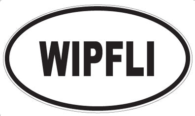 WIPFLI - Oval Sticker