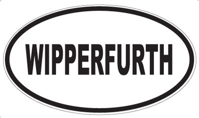 WIPPERFURTH - Oval Sticker