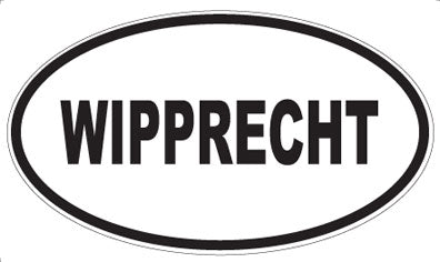 WIPPRECHT - Oval Sticker