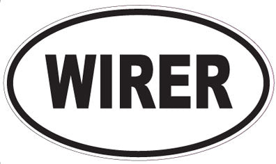 WIRER - Oval Magnet