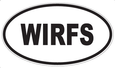 WIRFS - Oval Sticker