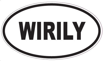 WIRILY - Oval Sticker