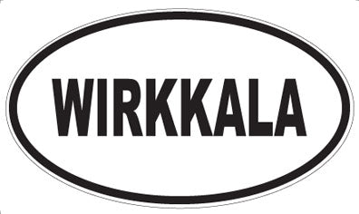 WIRKKALA - Oval Sticker