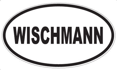 WISCHMANN - Oval Sticker