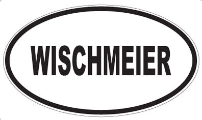 WISCHMEIER - Oval Sticker