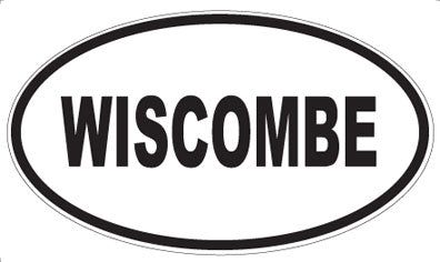 WISCOMBE - Oval Sticker